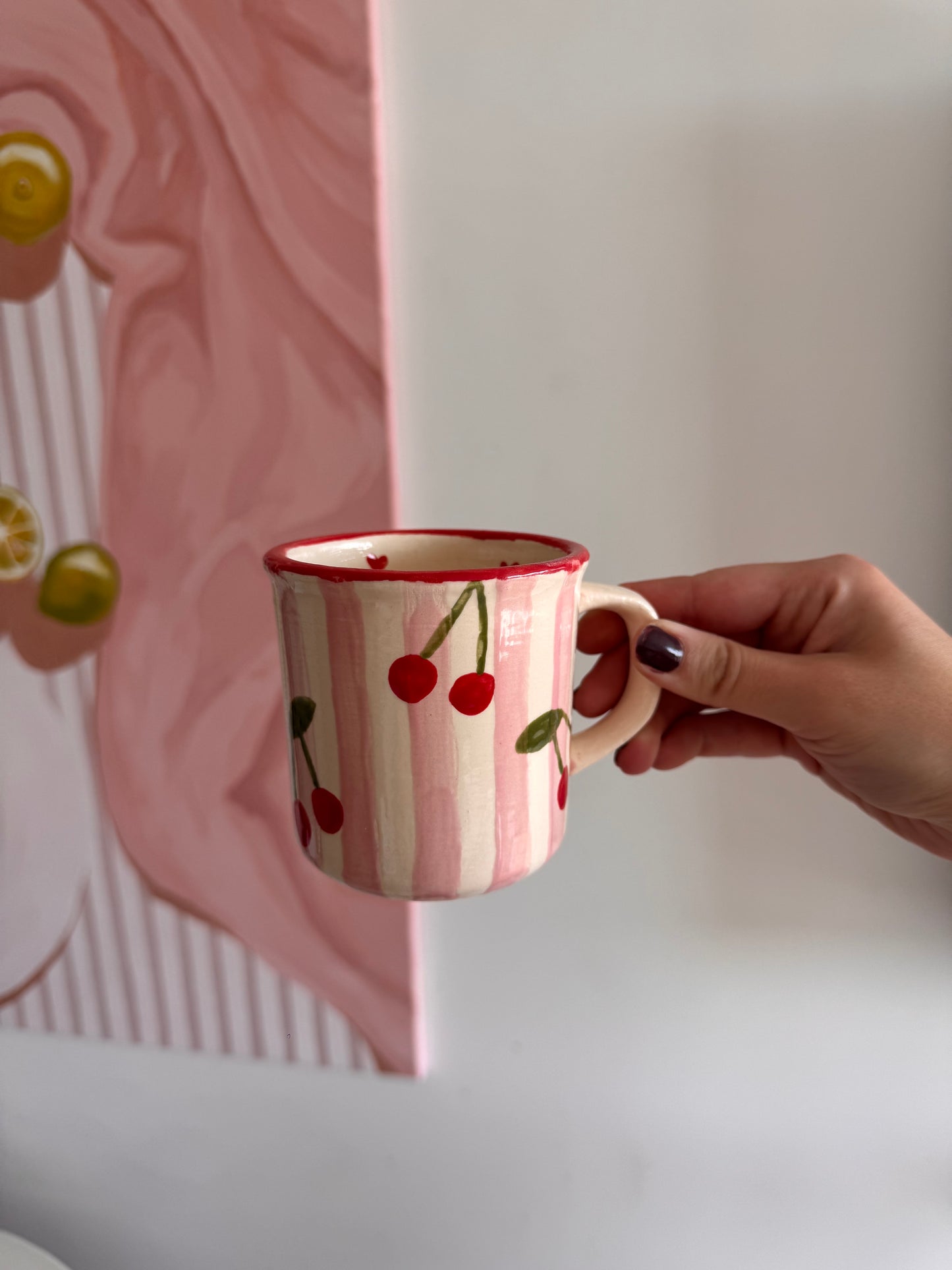 Taza cerezas 🍒