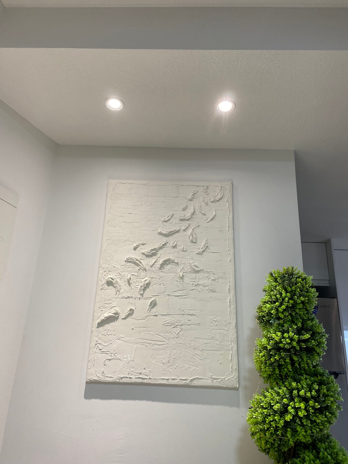 Obra "Éther" Total white.