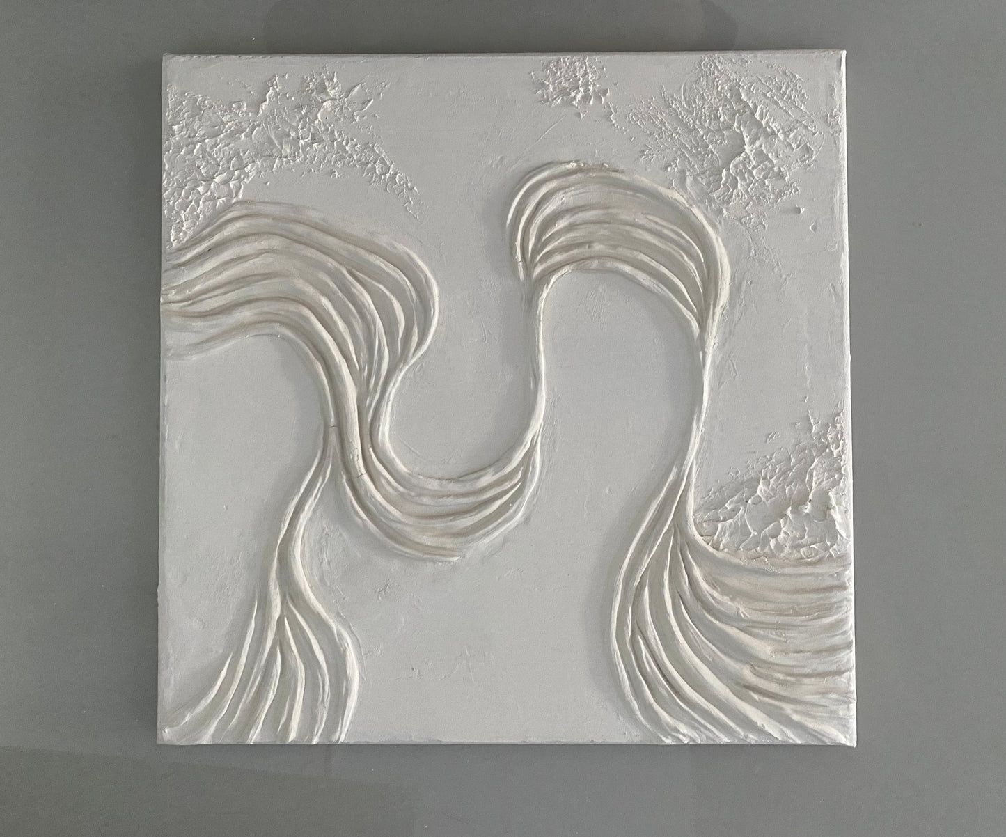 Cuadro Ondas Blanco