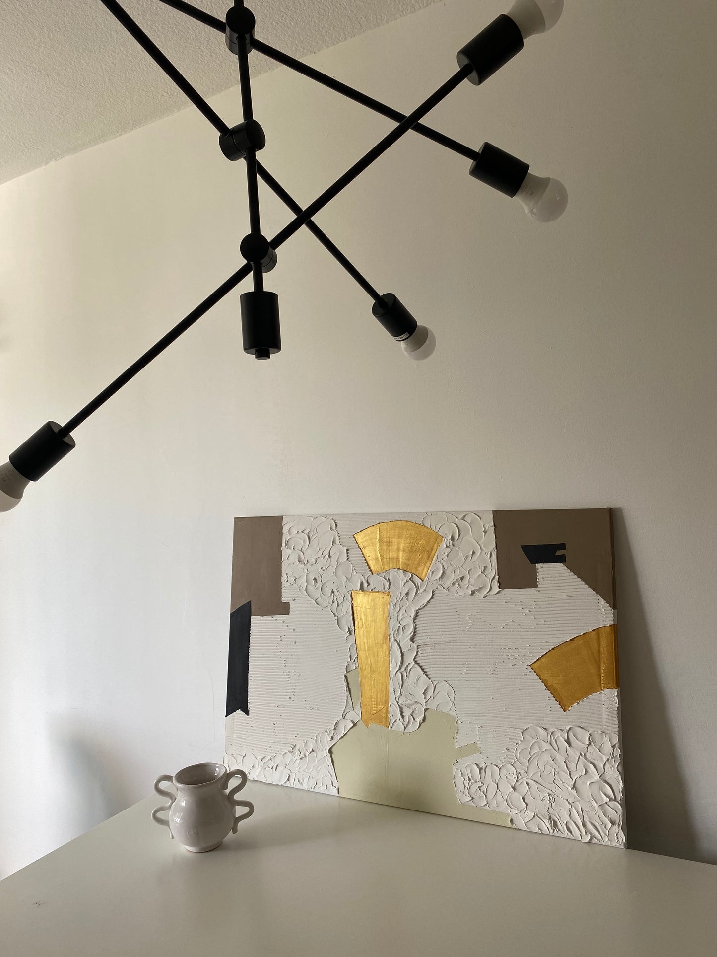 Cuadro Cálido áureo