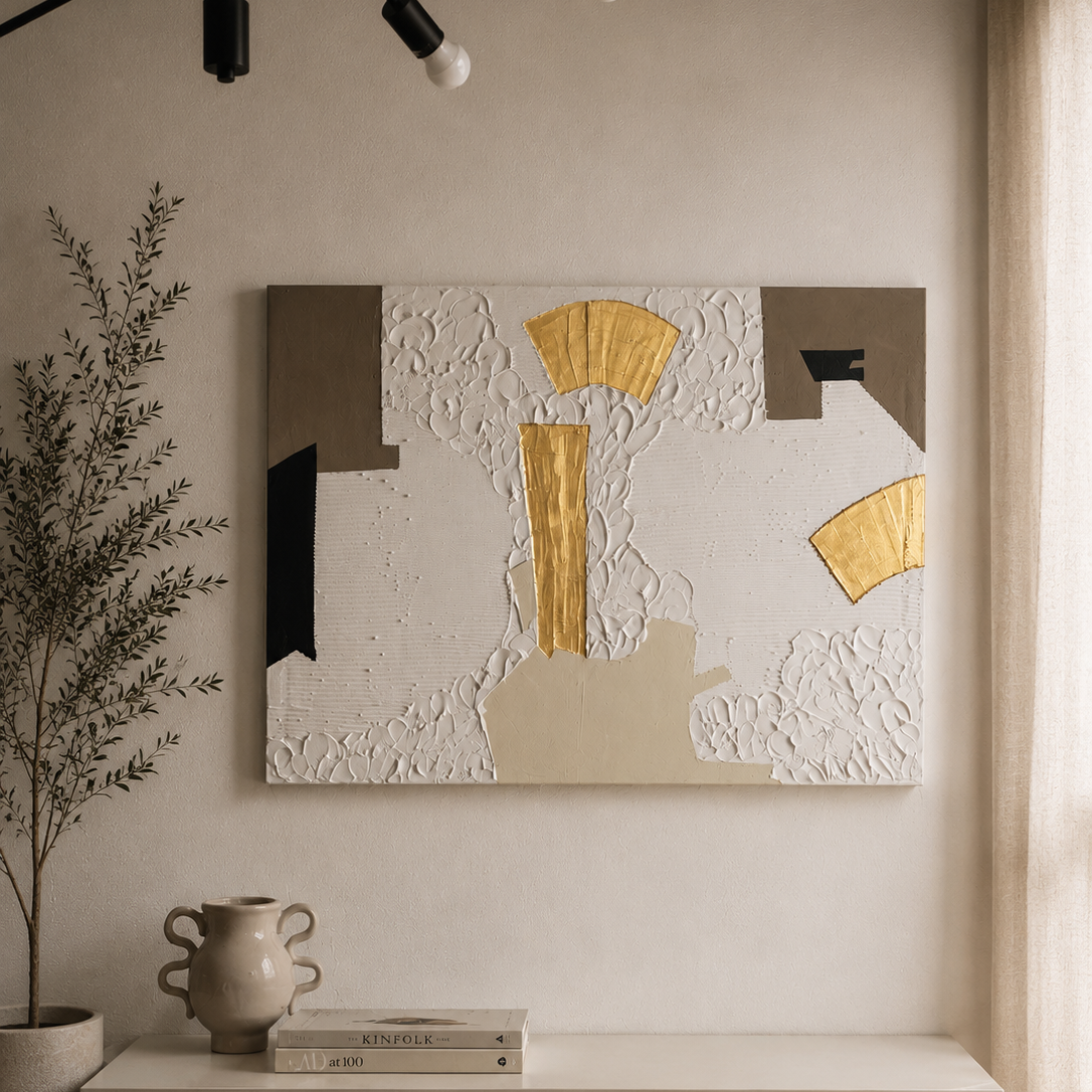 Obra "Cálido áureo"