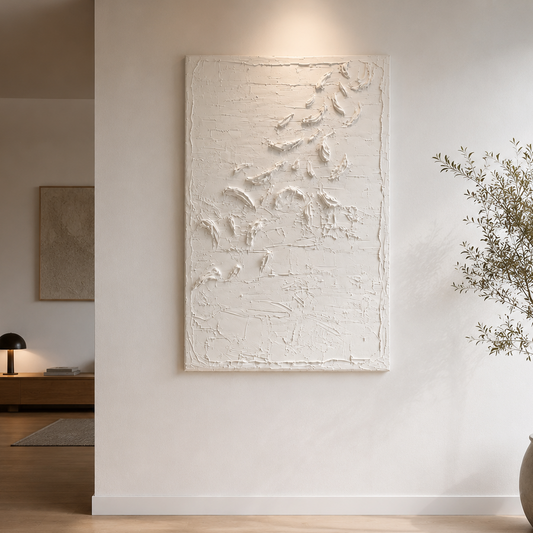 Obra "Éther" Total white.