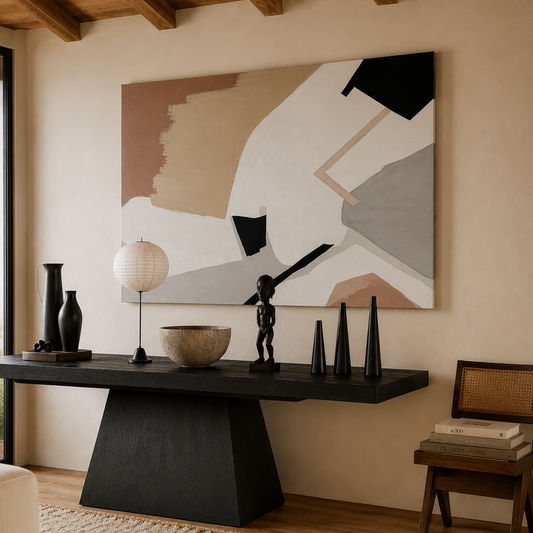 Obra "Geometría en calma"