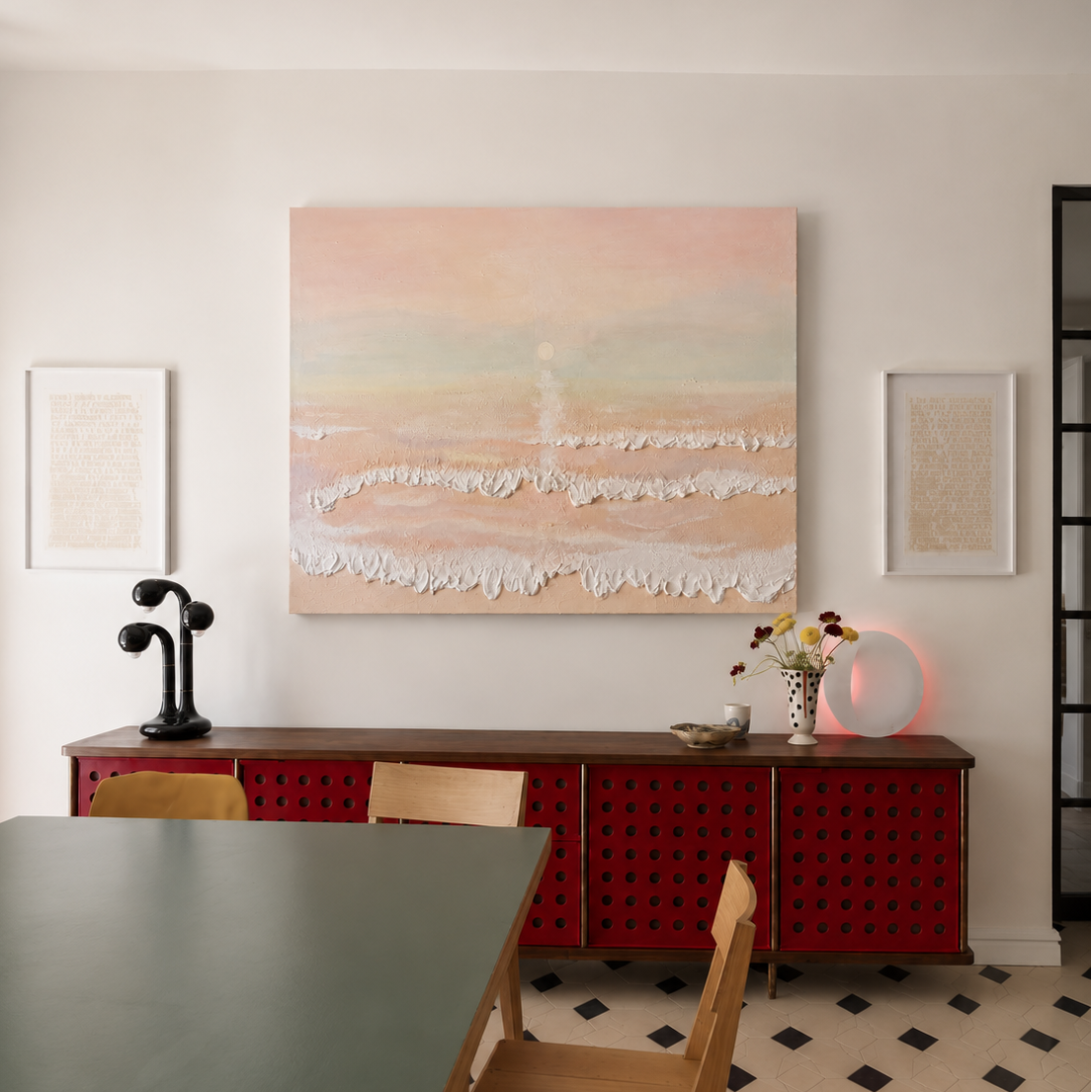 Obra “Amanecer eterno”